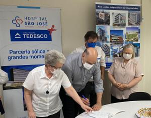 HSJosé e Construtora Tedesco firmam parceria para ampliação do complexo hospitalar 2