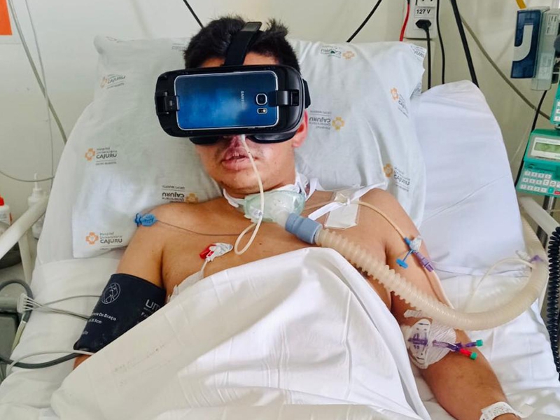Óculos de realidade virtual tornam-se aliados na reabilitação de pacientes do SUS
